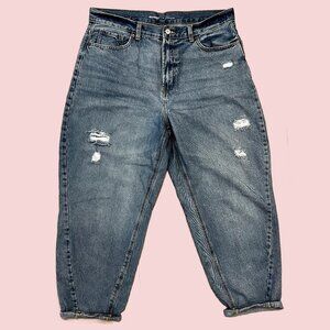 Women's Jeans "Old Navy" Extra High Rise 100% Cotton Denim Jeans Size 14
